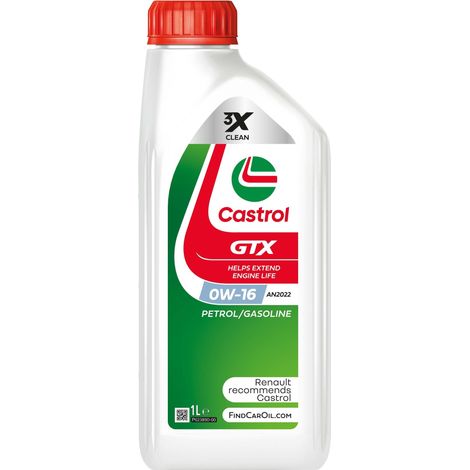 Castrol GTX 0W-16 1L H 198427 160A25