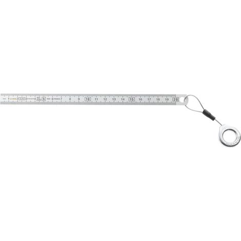 Mètre flexible en acier inoxydable Facom SLS, 200mm (1/2)