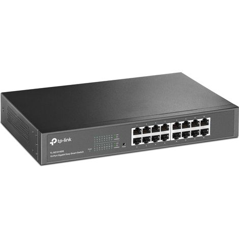 TP-Link TL-SG1016DE commutateur réseau Géré L2 Gigabit Ethernet (10/100/1000) Noir