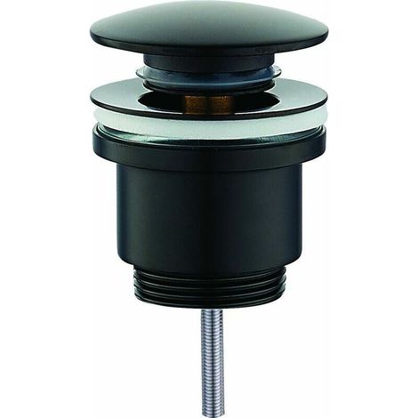 LaBlanc - Accessoires de vidange - artefact rond anti-blocage et anti-odeur - adapté au lavabo à tuyau de drainage - noir mat