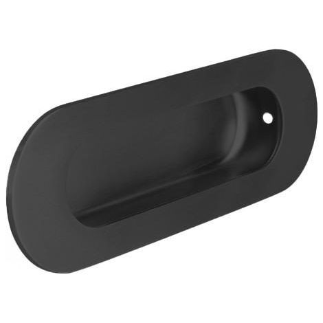 HERRAJES ALK tirador uñero puerta corredera 120x40 negro inox (1/2)