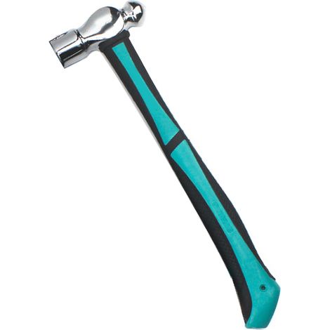 Kugelhammer mit Rundkopf, Kohlenstoffstahl, TPR-Griff, multifunktional, tragbar, für Heimwerkerarbeiten, 454 g (1/5)