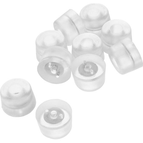 Patins antidérapants en silicone pour pieds de meubles, 10 pièces (1/5)
