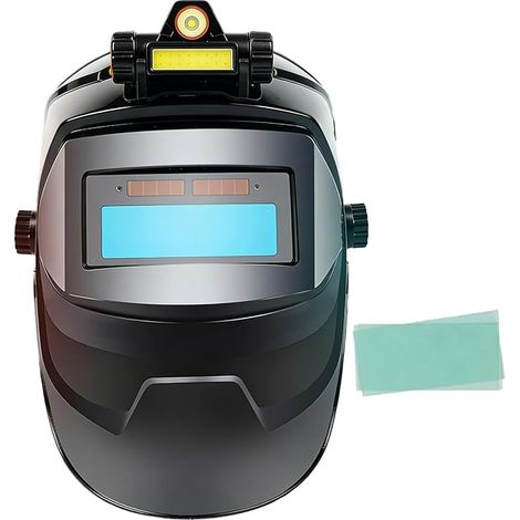 Masque de soudage à obscurcissement automatique,Protection faciale auto-assombrissante à énergie solaire pour soudeur,Casque de soudage ergonomique - Pour atelier industrie chantier ferme extérieur ga (1/5)