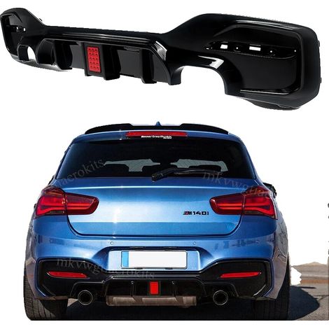 Spoiler trasero, compatible con BMW Serie 1 F20 F21, M Sport, 2015-2017 (1/2)