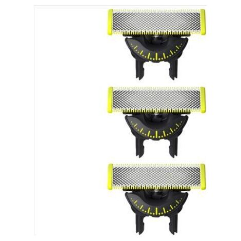 OneBlade 360 lames, pour tous les modèles OneBlade et OneBlade Pro, 3 pièces (modèle QP430/60),Rasoir QP2520 - Tête de rasage à petite lame en T - QP2523 - QP2630 - Série 6510 - Accessoire de rechange