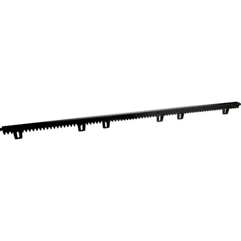 Came – Crémaillère pour portail en nylon PA6 et fibre de verre – Noyau en acier 20 x 20mm – Fixation avec trous et entretoises (1/2)