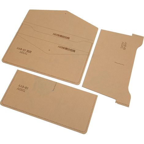 Mini pochoir pour sac de rangement en acrylique, idéal pour la création de sacs de rangement DIY en cuir faits main et iPad. Convient également pour iPad. (1/5)