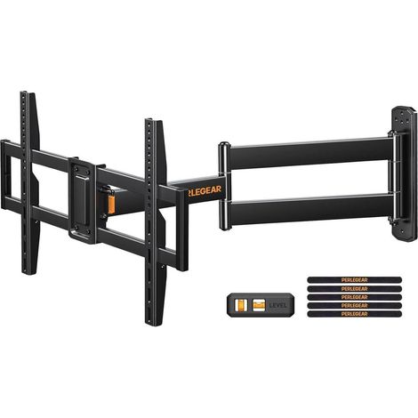 TV Wandhalterung mit langem Arm, schwenkbar, für 32-75 Zoll, bis 45kg, VESA 600x400 (1/5)