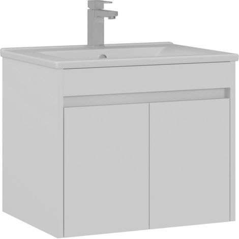 Mobile lavabo "Side 65 v2" - 65 x 45 x 52 cm - Bianco opaco (1/3)