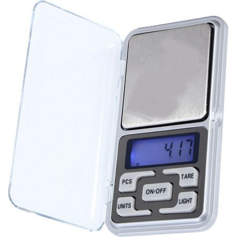 Mini balance électronique avec écran LCD, précision en grammes, capacité de 200 g, petite, portable et intelligente. (1/5)