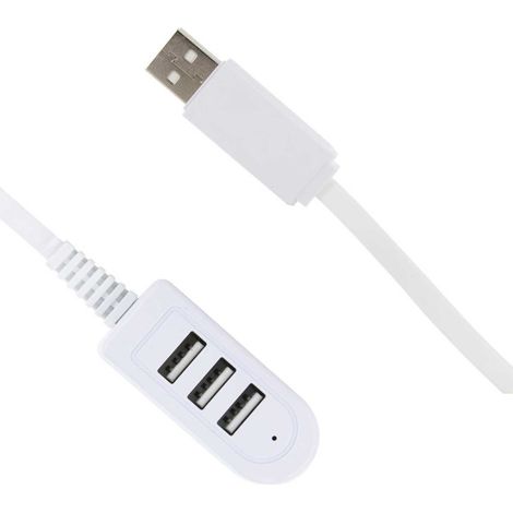HUB multiports 3 USB blanc (1/3)