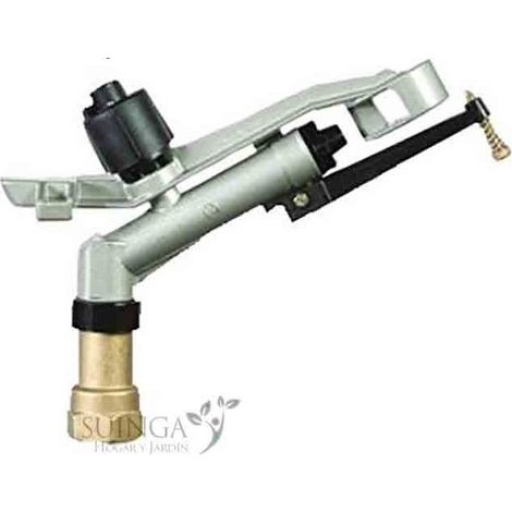 Agrar-Sprinkler 1 1/4'' K1 Metall. 360º kreisförmiger Bewässerungswinkel. Reichweite 15 bis 23 m. Impuls-Sprinkler, Bewässerungs