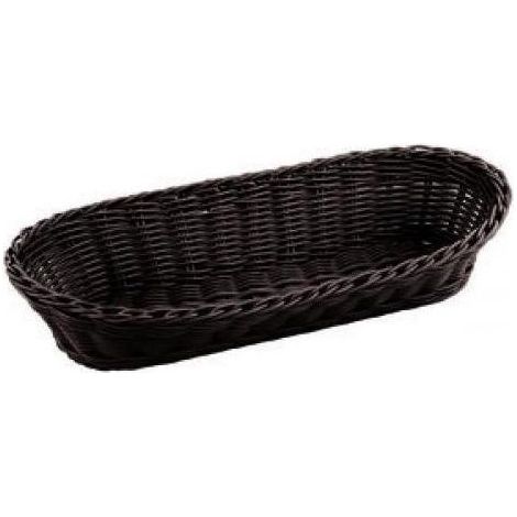 Cestino Ovale Rattan 23X15 H.7 Wenge 2402