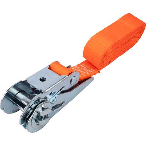 1-teiliges Spanngurt mit Ratsche 25 mm x 3 m 800 daN