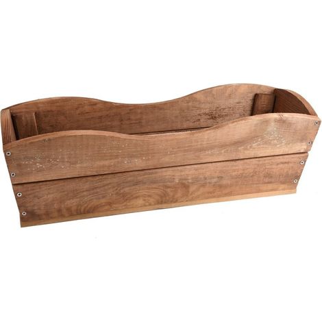 Macetero de Madera Ondas