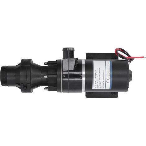 Pompe à eaux usées 24V DC auto-amorçante silencieuse pour bateau, caravane, toilette marine et agriculture (1/5)