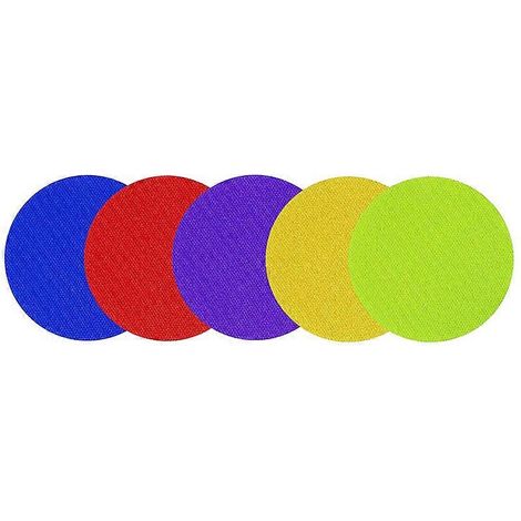 Lot de 30 marqueurs ronds pour tapis, idéaux pour les salles de classe d'enfants. (1/5)