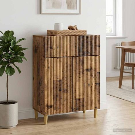 vidaXL Credenza Legno antico 66 x 34,5 x 90 cm Legno ingegnerizzato (1/5)