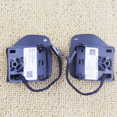 4-spoke multifunction steering wheel paddle shifters for Audi A3, A4, B8, A5, A6, C6, A8, Q5, Q7, S5, and S8 (1/2)