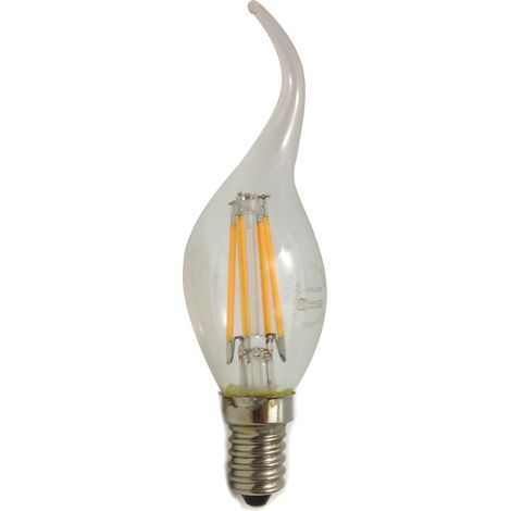 Lampadina LED E14 6W colpo di vento attacco piccolo L1-6WLuce Fredda 6400k