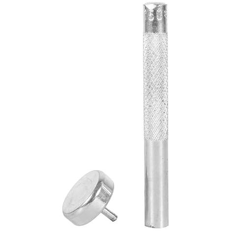 Poinçon d'Oeillet 4/12/14/17/20 mm Outil de Poinçon de Trou d'Oeillet Kit de Poinçon Creuse pour Cuir Vêtements Tissu Rideau (150 4mm) (1/3)