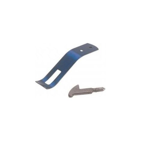 Monin – Mentonnet pour ressort de placard 7230 – Acier décapé renforcé – Charge maximale 50kg – Pour meubles et coulisseaux