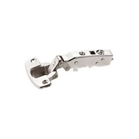 Charnière invisible ouverture 110° avec amortisseur SENSYS à visser semi-applique coudure 9,5 mm - HETTICH