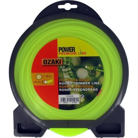 Coque fil nylon rond OZAKI 56 m diamètre 3,00 mm