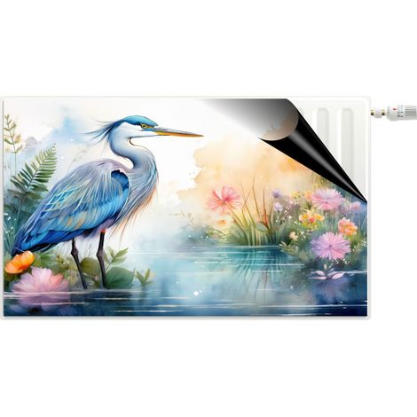 Tapis magnétique pastel pour radiateur Héron