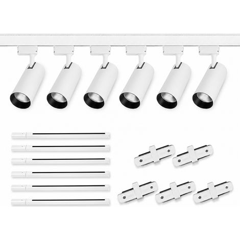 Spot Rail LED Intelligent blanc 40W - PIBAOGU