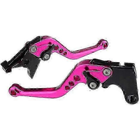 Leviers de frein et d'embrayage 3D uniques pour moto Honda CBR900RR CBR900RR 1993-1999, accessoires de poignée de frein pour moto (levier de frein court rose) (1/5)