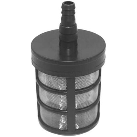 (4,6 × 4,6 × 6,3 cm) Filtre à sédiments de jardin, filtre de tuyau d'aspiration d'eau, filtre de pompe à eau, filtre de tuyau auto-amorçant, filtre d'aspiration de pompe à eau (1/4)