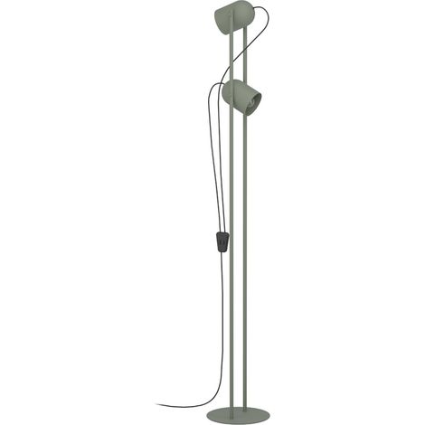 Lampadaire salon, lampe de lecture sur pied avec 2 spots (1/5)