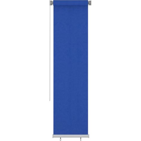 Persiana enrollable de jardín HDPE azul 60x230 cm (1/5)