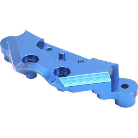 Plaque supérieure RC pour voiture télécommandée REDCAT 1/10 XTE en alliage d'aluminium - Accessoires de mise à niveau - Bleu foncé (1/5)