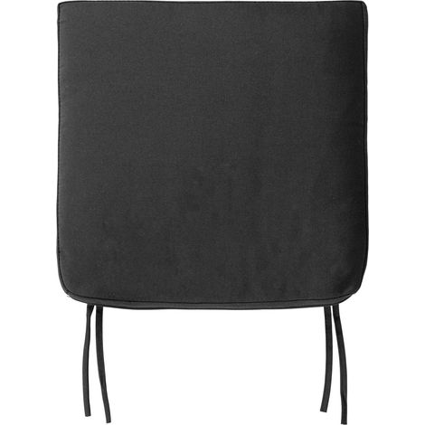 Galette de chaise noire MENDOZA (1/3)