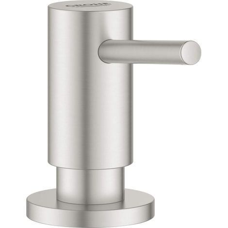 Distributeur de Savon Liquide à Pompe et Distributeur de Lotion encastré pour évier de Cuisine, Acier Inoxydable, réservoir de 400ml, supersteel, 40535DC0 (1/5)