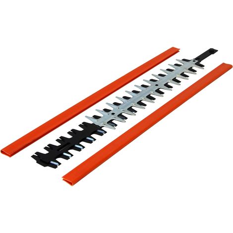 Gt Garden – Lames pour taille-haies 60 cm – Double lame de coupe – Écartement des dents 28 mm – Compatible avec cylindrée 22.5 cm3