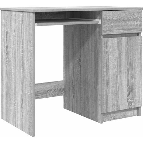 Maison Exclusive - Schreibtisch Grau Sonoma 86x49x76 cm Holzwerks