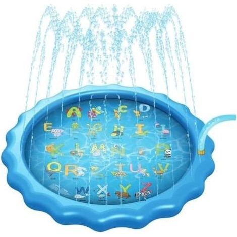 (Bleu)Tapis de piscine pour enfant - Splash Play - 170cm - Arroseur à air - Bleu (1/5)