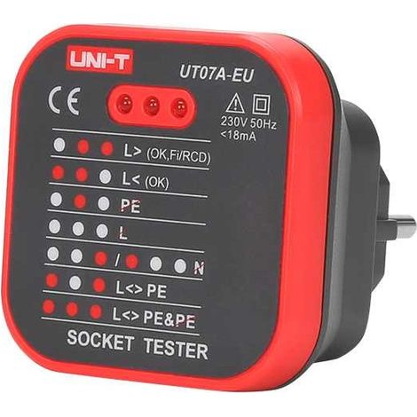 Indicateur de réseau 230 V CA Uni-T UT07A-EU