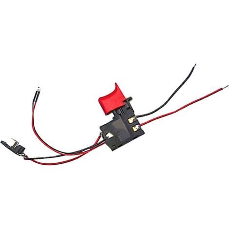 Interrupteur à gâchette compatible avec les perceuses alimentées par batterie au lithium 10,8 V et 12 V avec marche avant et arrière (1/5)
