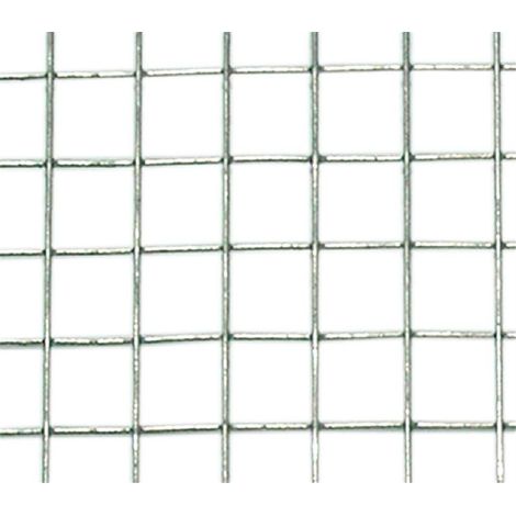 MALLA METALICA CUADRADA GALVANIZADA, ROLLO 0,5X10 METROS ( cuadrado 6 mm ) (1/4)