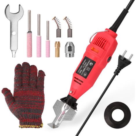 Mini outil de meulage électrique, affûteuse à chaîne de tronçonneuse, ponceuse électrique portative, kit de polissage et d'affûtage pour outils, 5 pièces (1/4)