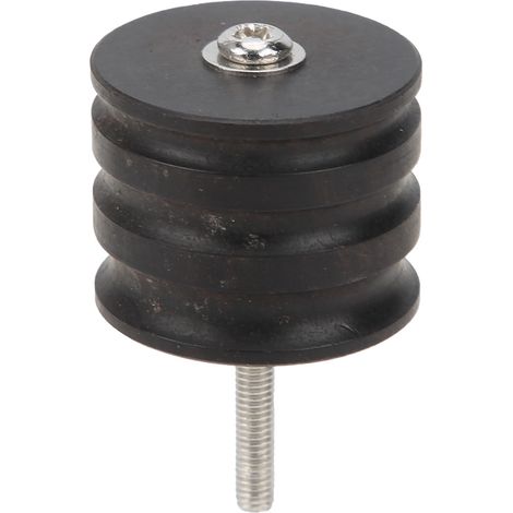 Ortviai Tête de polissage électrique en bois de santal pour finition des bords de cuir – Diamètre tige M3, dureté élevée (1/5)