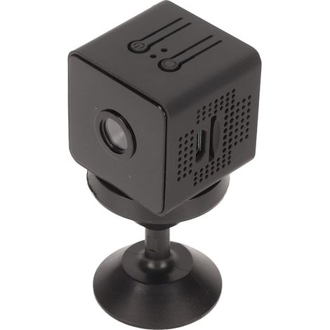 Mini Caméra de sécurité sans Fil Compacte, Vision Nocturne 1080p Full HD Home Cam Pocket, Caméra Nanny, WiFi, Visualisation en Temps Réel, Grand Angle 160° (1/5)