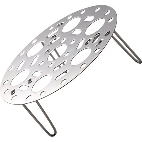Panier vapeur en inox, insert vapeur rond à 7 trous, SUS304, panier vapeur multi-usage (1/5)