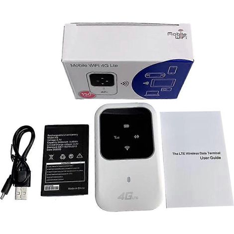 4G LTE Tragbarer Auto-WLAN-Router mit Farblicht, 100 Mbit/s