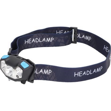Hochleistungsfähige, wasserdichte, per USB aufladbare Stirnlampe mit Sensor für den Outdoor-Einsatz, schwarz (1/5)